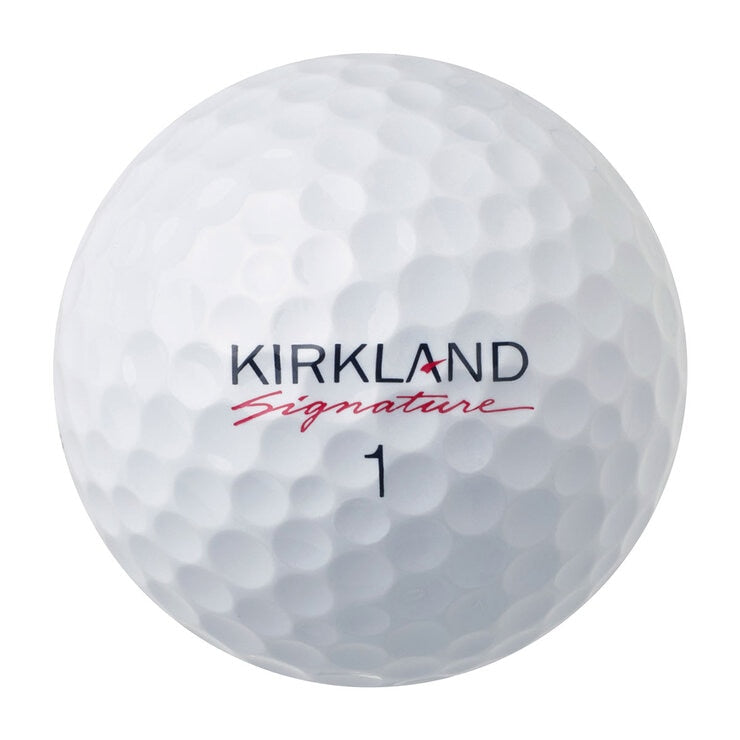 Kirkland Signature 3-Piece Urethane Cover White Golf Balls, 2x24 Packs (48 pcs)