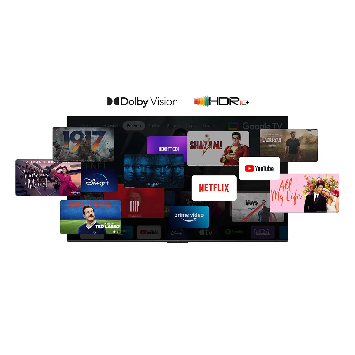 TCL 98 Inch 98Q9BK Mini LED TV 144Hz Quad Core Processor 5 Years Warranty
