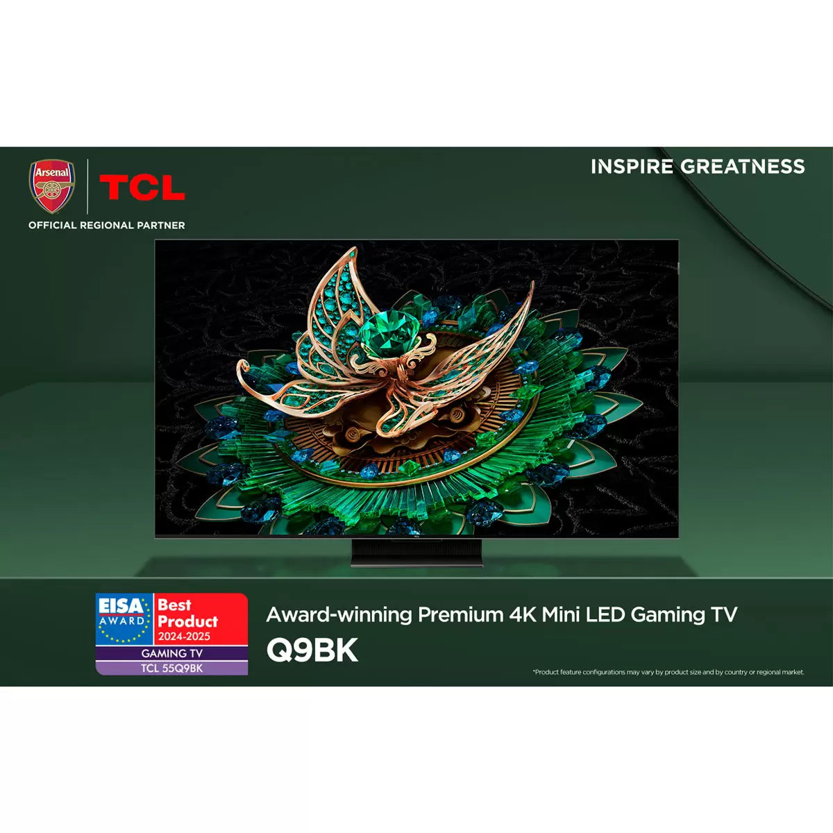 TCL 98 Inch 98Q9BK Mini LED TV 144Hz Quad Core Processor 5 Years Warranty