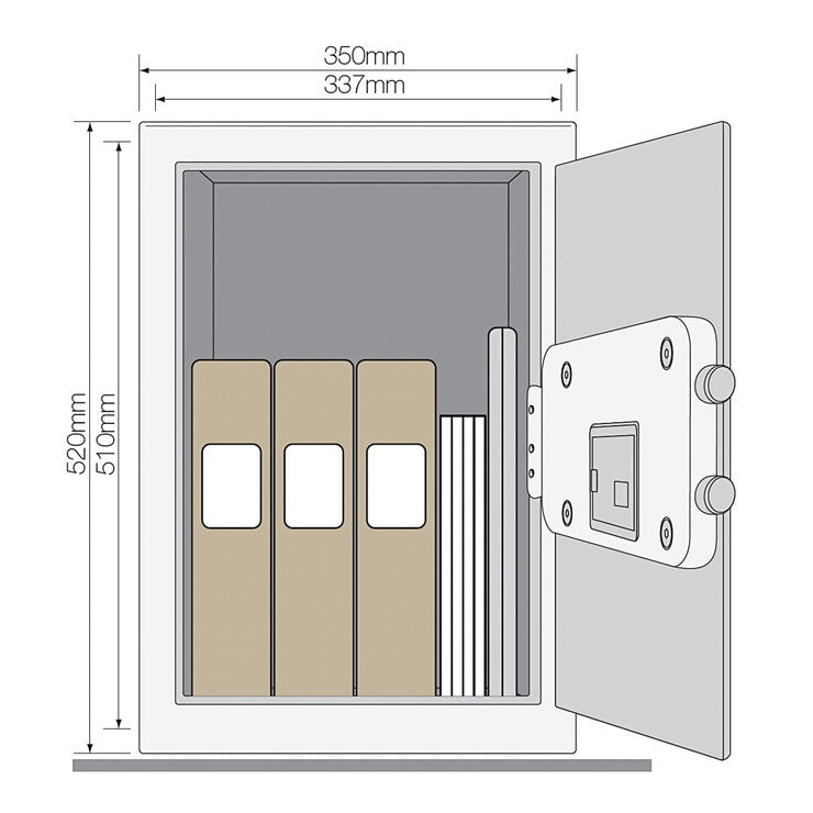Yale 49.8 Litres Maximum Security Professional Safe with Electronic Lock