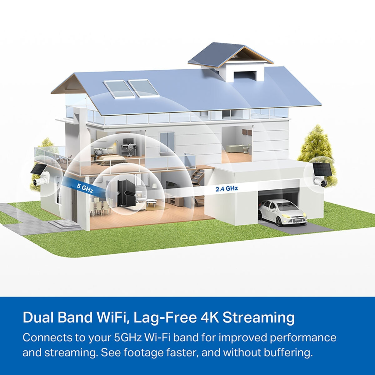 TP-Link Tapo C460 4K 8MP Battery Powered Outdoor Security Camera - 2 Pack