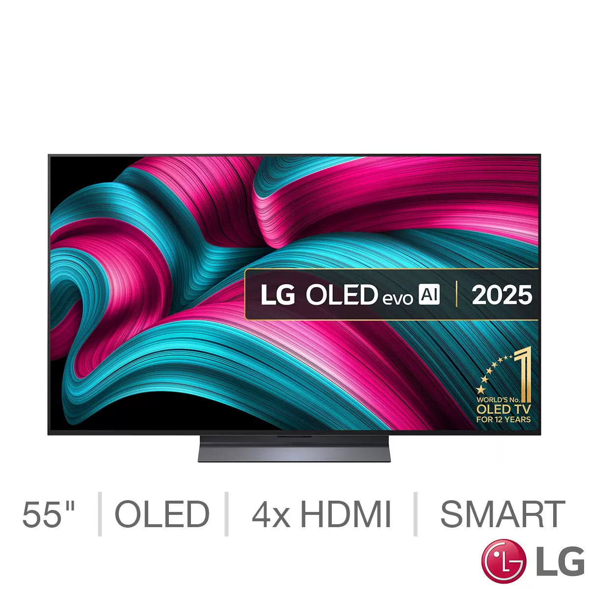 LG OLED55C55LA.AEK 55 Inch OLED 4K Ultra HD Smart TV 5-Year Warranty