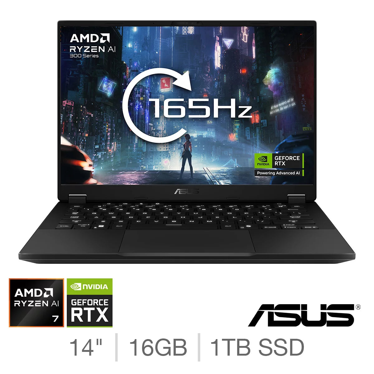 ASUS TUF A14 AMD Ryzen AI 7 16GB 1TB NVIDIA GeForce RTX5050 14Inch Gaming Laptop