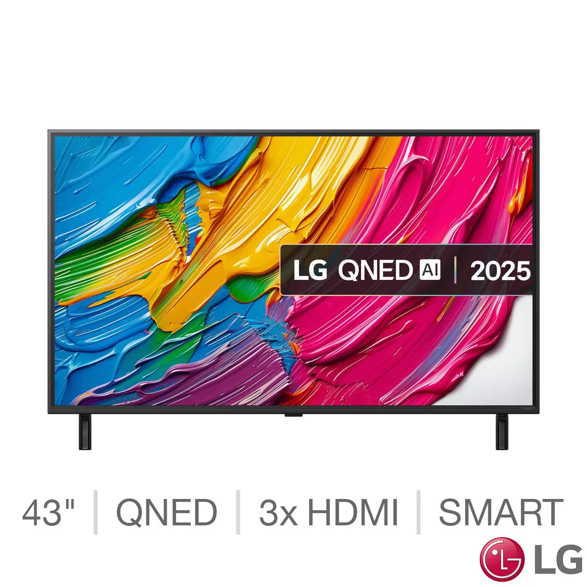 LG 43QNED80A6A 43 Inch QNED 4K Ultra HD Smart TV 5-Year Warranty