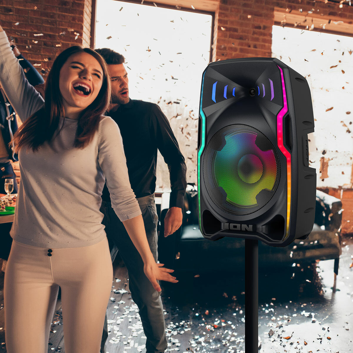 ION Audio Total PA Apex Battery-Powered PA Speaker with Wireless Microphone
