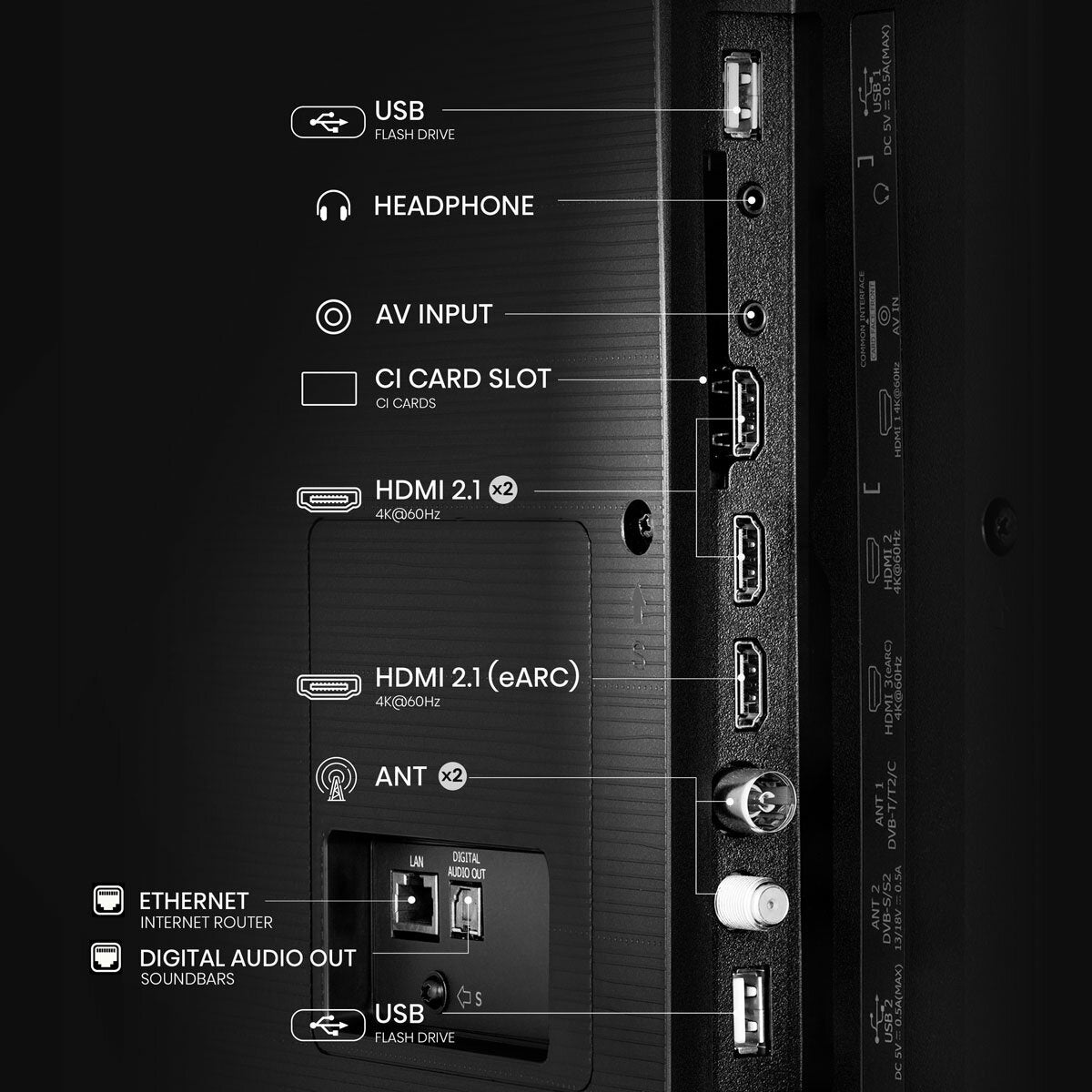 Hisense 75A6QTUK 75 Inch 4K Ultra HD Smart TV