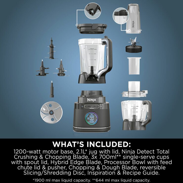 Ninja Detect Power Blender & Processor Pro, TB401UK