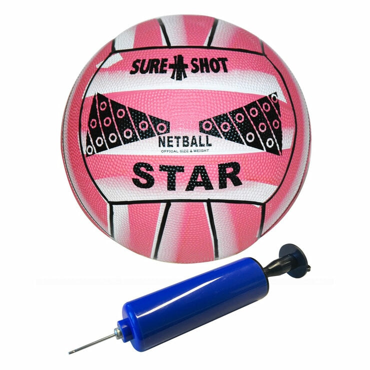 Sure Shot 9ft (2.7 m) Prime Shot Junior Netball Goal with Padding (5-12 Years)