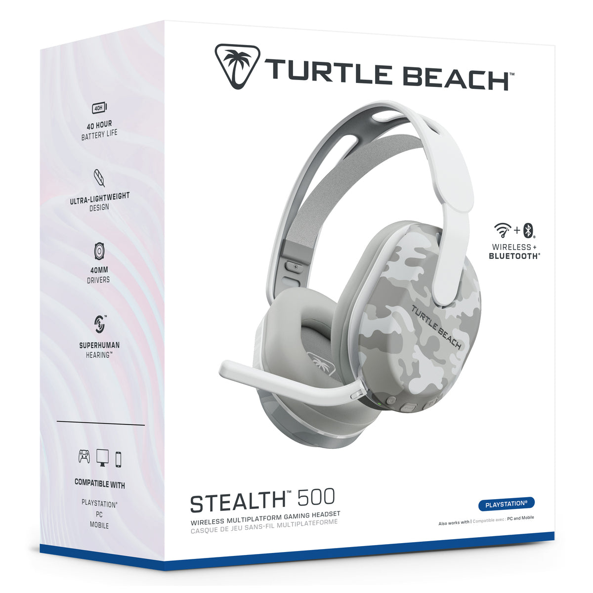 Turtle Beach Stealth 500 Gaming Headset Wireless Arctic Camouflage