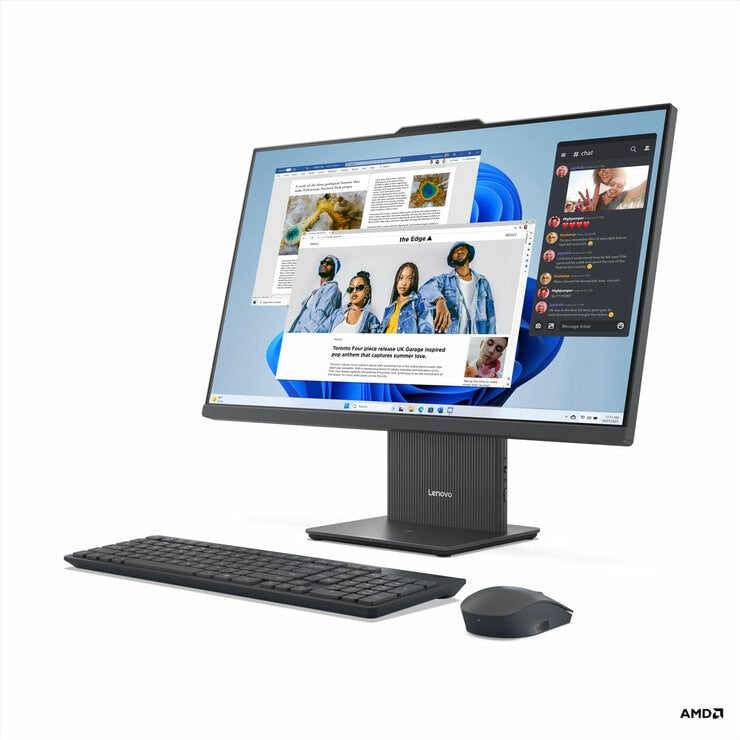 Lenovo IdeaCentre 27 Inch All-in-One Desktop, AMD Ryzen 7, 16GB, 512GB SSD