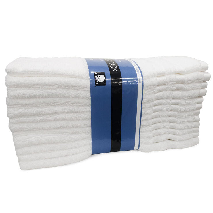 Grandeur 100% Cotton Hospitality Hand Towels, Pack of 12