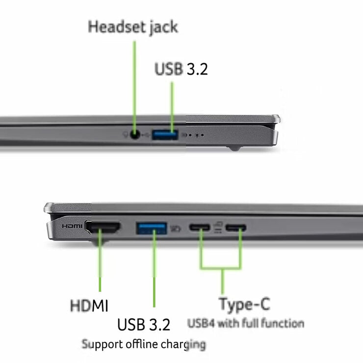 Acer Swift Go 14 Inch OLED Copilot+ Laptop, AMD Ryzen AI 7, 16GB RAM, 1TB SSD