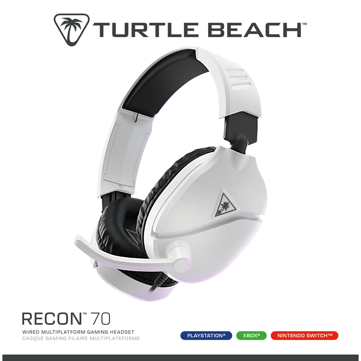 Turtle Beach Recon 70 Gaming Headset Wired White