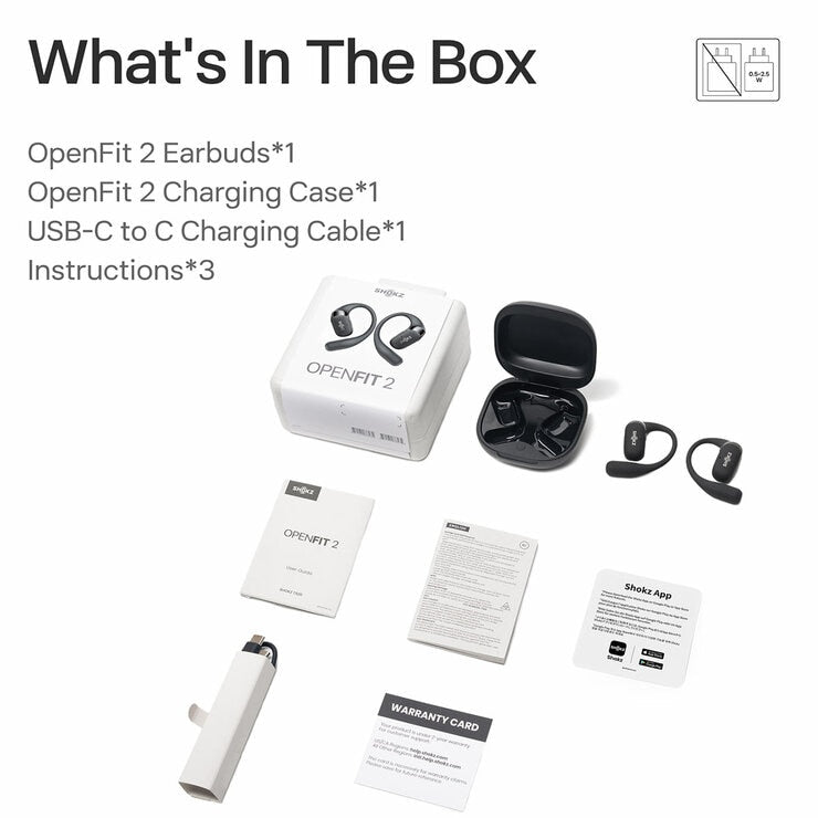 Shokz OpenFit 2 Open Ear Headphones