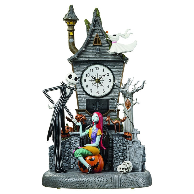 Halloween 21 inch ( 55cm) NBC Animated Clock Tower With Lights And Music