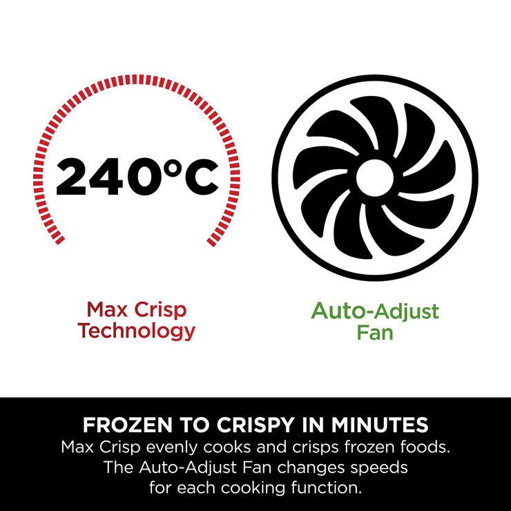Ninja DZ300UK 6-in-1 Dual Zone Air Fryer in Gun Metal Grey