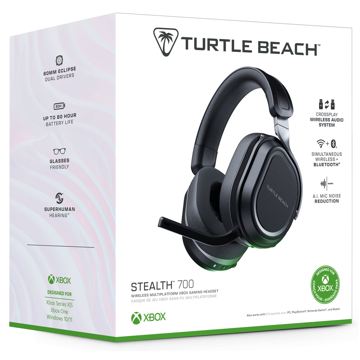 Turtle Beach Stealth 700 Gaming Headset Wired Black Grey
