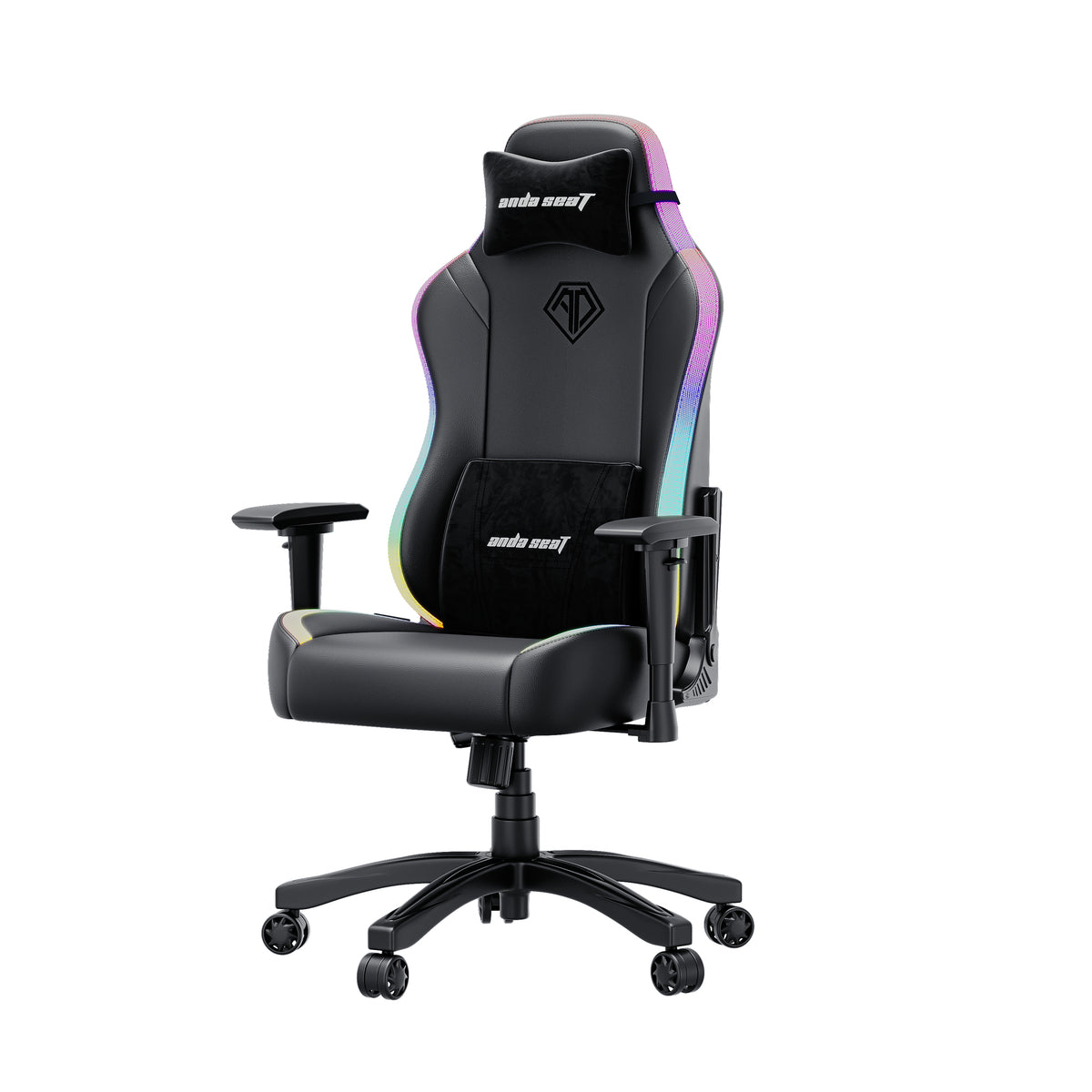 Anda Seat Luna RGB Gaming Chair 120 kg Leather Padded Black