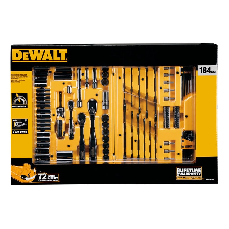 DEWALT Mechanics Set 184pc DWMT45184-1