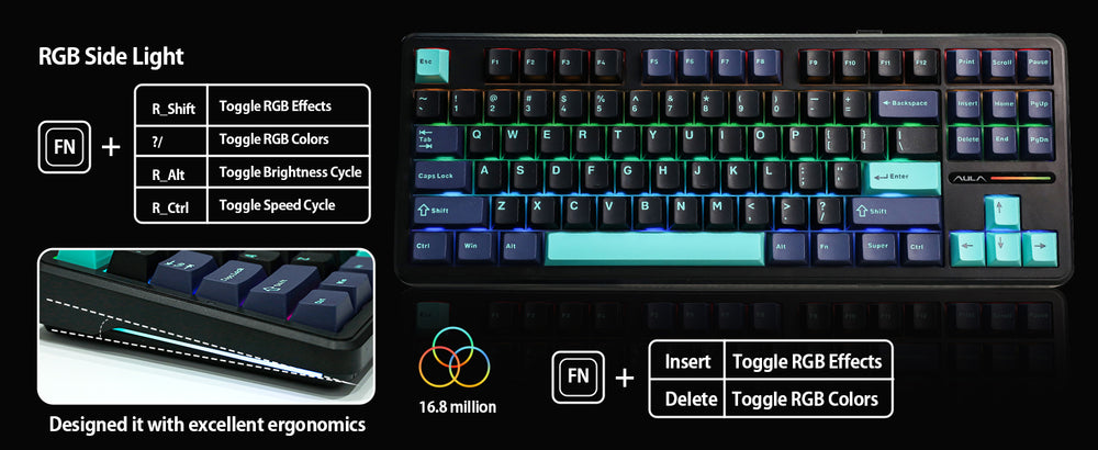 AULA F87 Pro Gasket Mechanical Keyboard