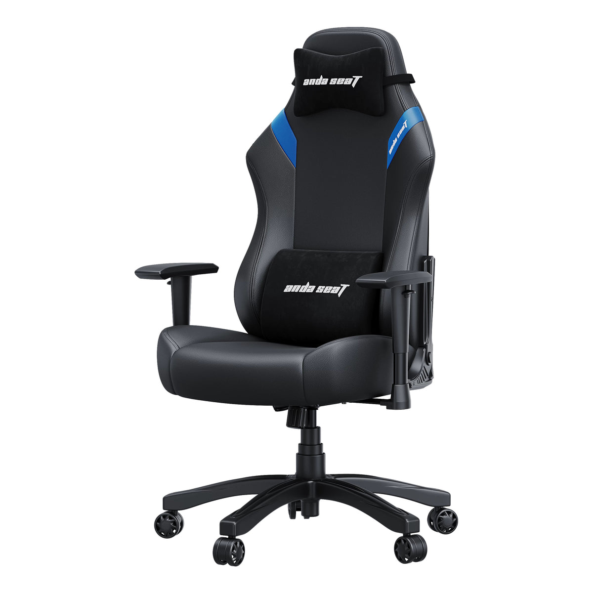 Anda Seat Luna Gaming Chair 120 kg Premium Leather Black Blue