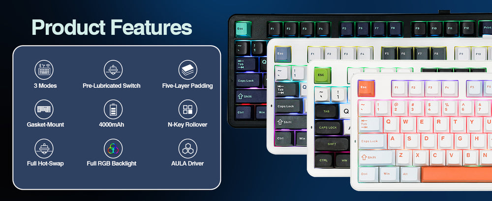 AULA F87 Pro Gasket Mechanical Keyboard