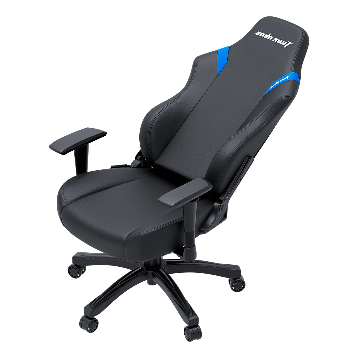 Anda Seat Luna Gaming Chair 120 kg Premium Leather Black Blue