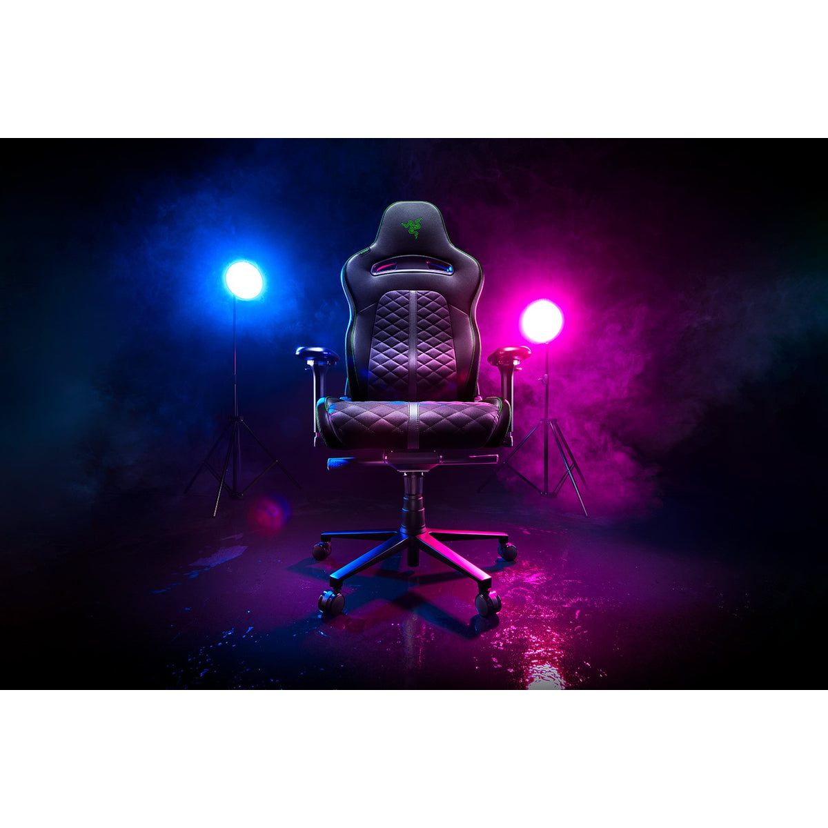 Razer Enki PC Gaming Chair 136 kg Upholstered Green