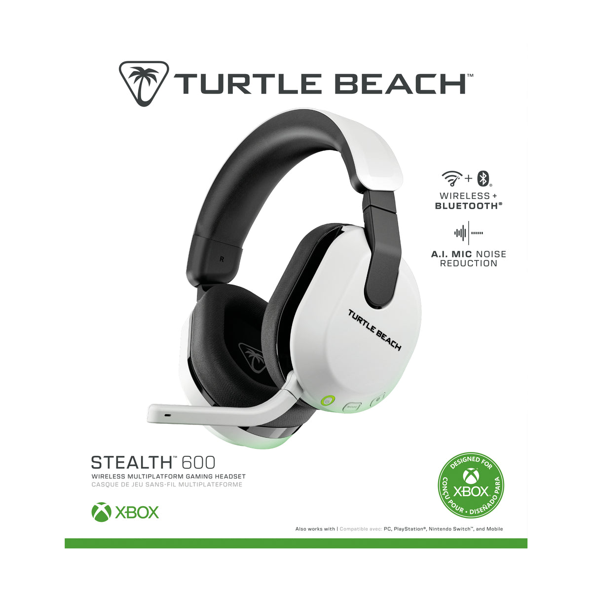 Turtle Beach Stealth 600 Gen 3 Xbox Gaming Headset Wireless White