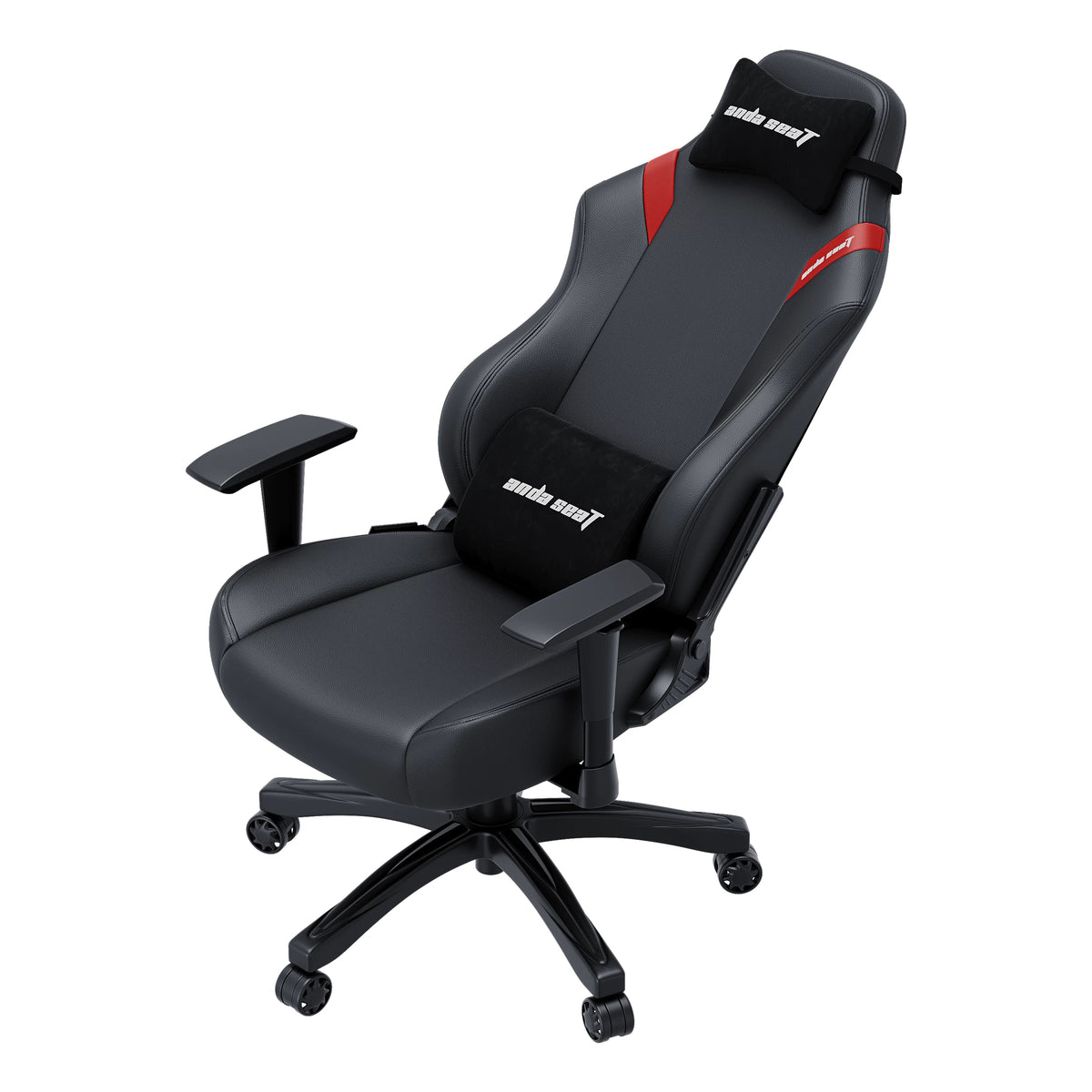Anda Seat Luna Gaming Chair 120 kg Premium Leather Black Red