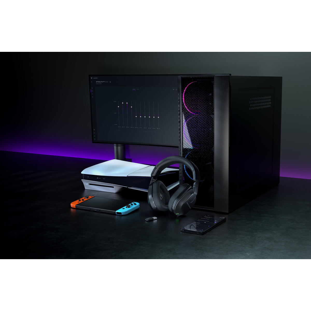 Turtle Beach Stealth 600 Gen 3 PlayStation Gaming Headset Wireless Black