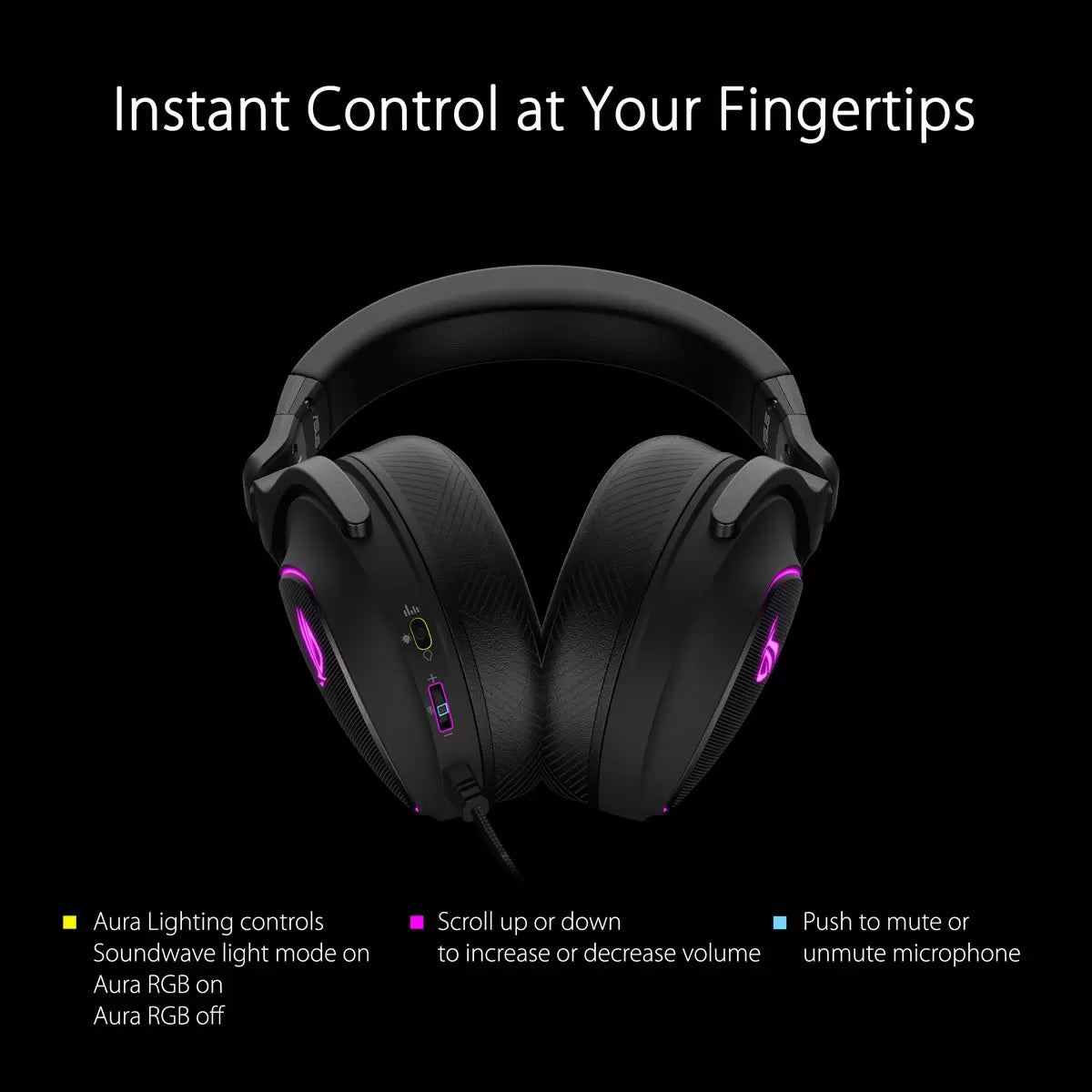 ASUS ROG Delta S Gaming Headset Wired - headphone - Republic of Gamers - Lazymart - 90YH02K0 - B2UA00 - 4718017659680 - ASUS ROG Delta S Gaming Headset Wired