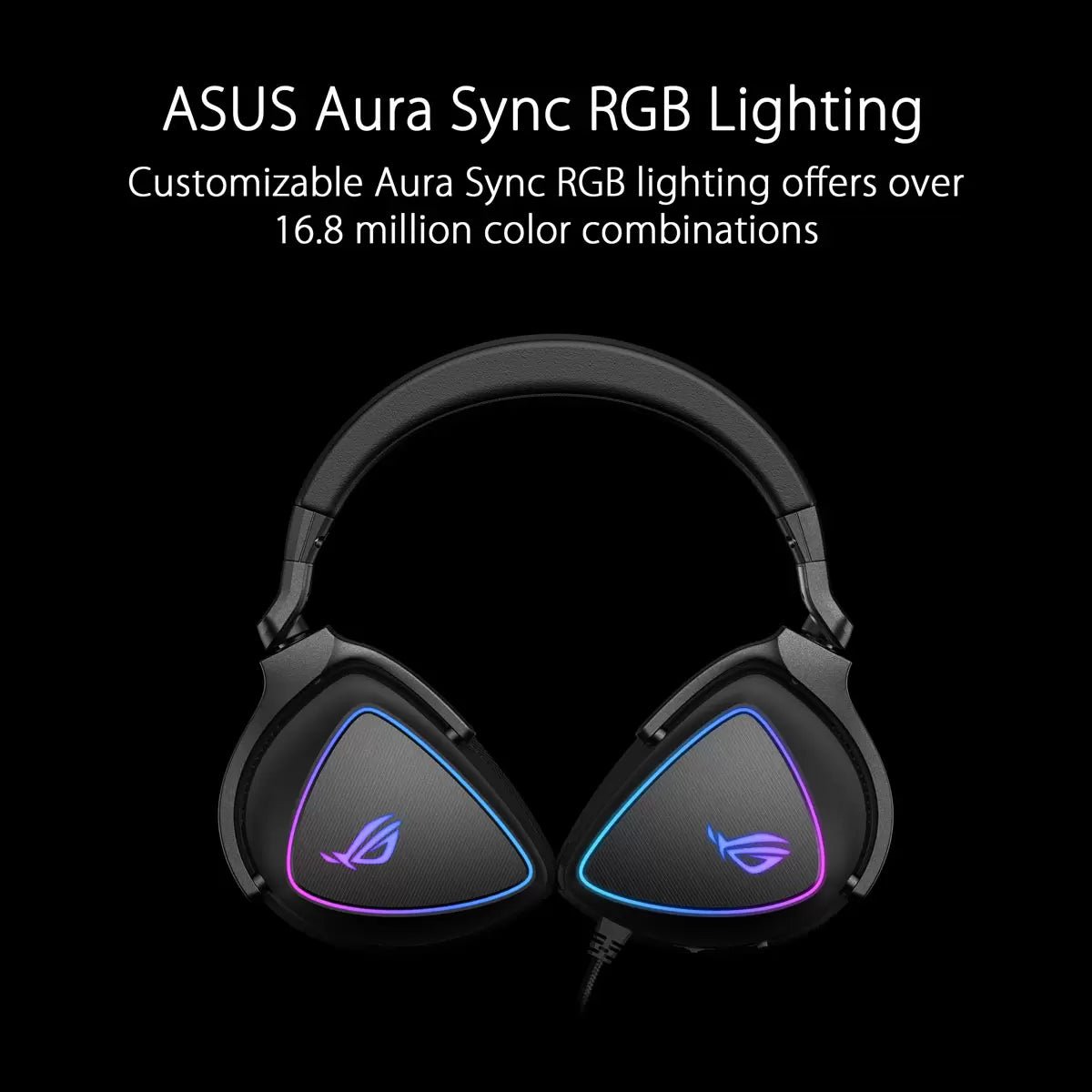 ASUS ROG Delta S Gaming Headset Wired - headphone - Republic of Gamers - Lazymart - 90YH02K0 - B2UA00 - 4718017659680 - ASUS ROG Delta S Gaming Headset Wired