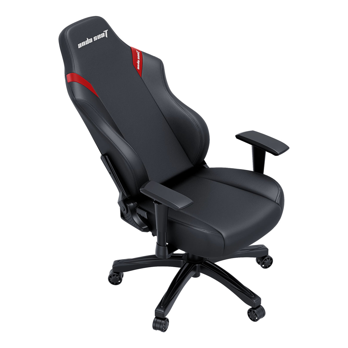 Anda Seat Luna Gaming Chair 120 kg Premium Leather Black Red