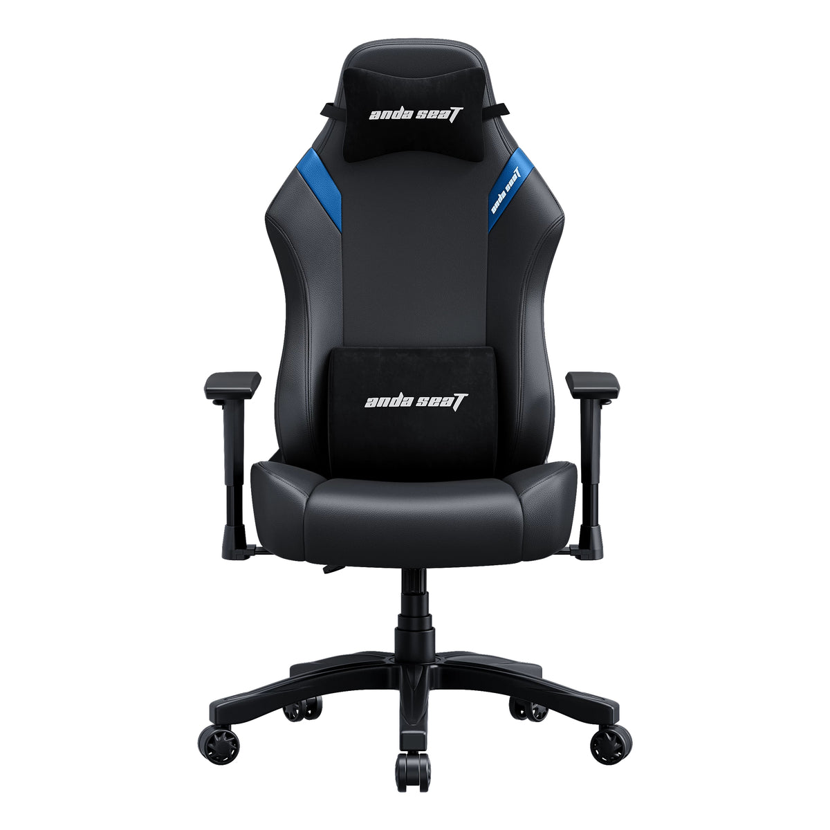 Anda Seat Luna Gaming Chair 120 kg Premium Leather Black Blue