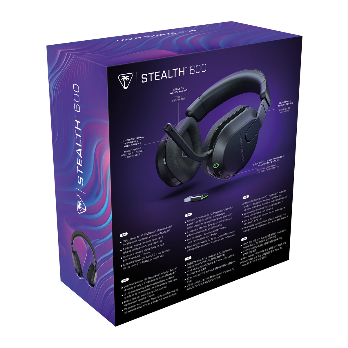 Turtle Beach Stealth 600 Gen 3 PC Gaming Headset Wireless Black