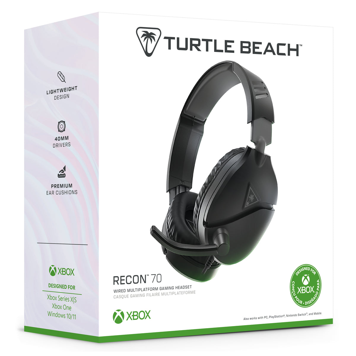 Turtle Beach Recon 70 Gaming Headset Wired Black