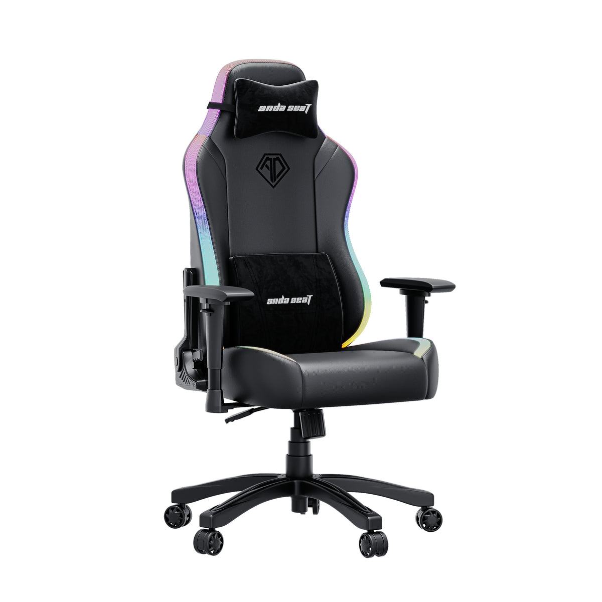 Anda Seat Luna RGB Gaming Chair 120 kg Leather Padded Black