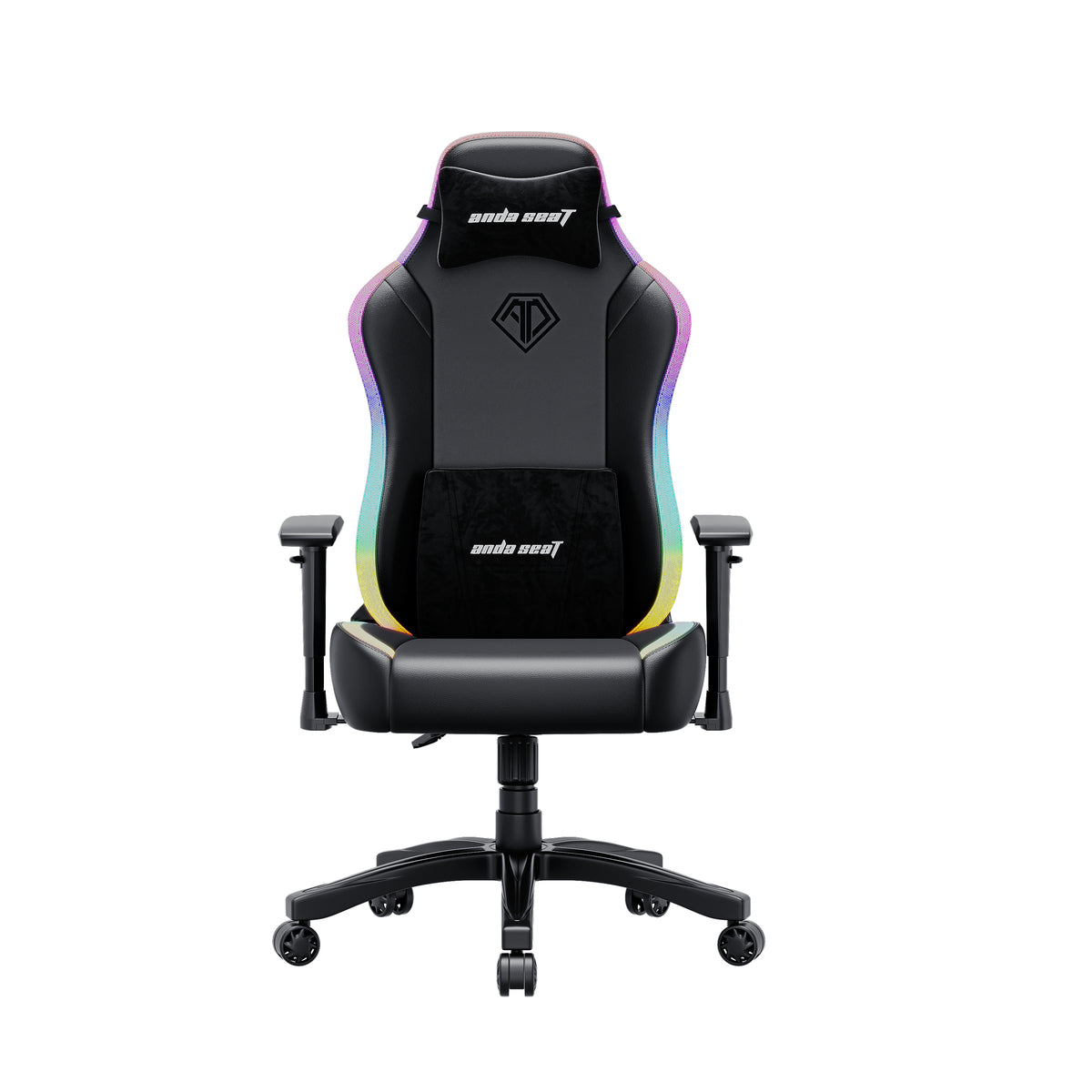Anda Seat Luna RGB Gaming Chair 120 kg Leather Padded Black