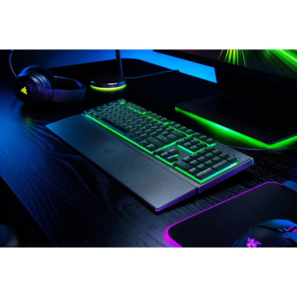 Razer Ornata V3 X, Full-size (100%), USB, Membrane, QWERTY, RGB LED, Black