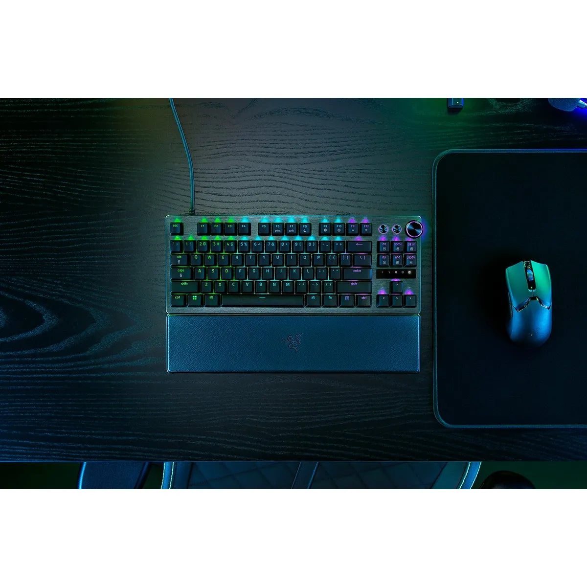 Razer Huntsman V3 Pro Tenkeyless, UK, USB, Optical Key Switch, QWERTY, RGB LED, Black