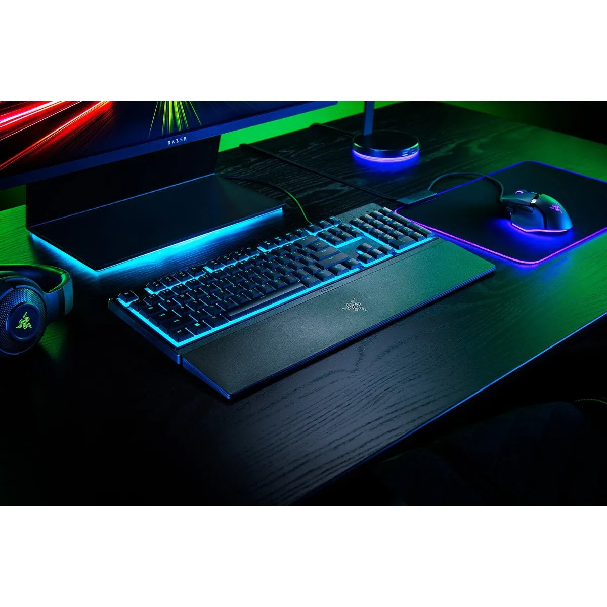 Razer Ornata V3 X, Full-size (100%), USB, Membrane, QWERTY, RGB LED, Black