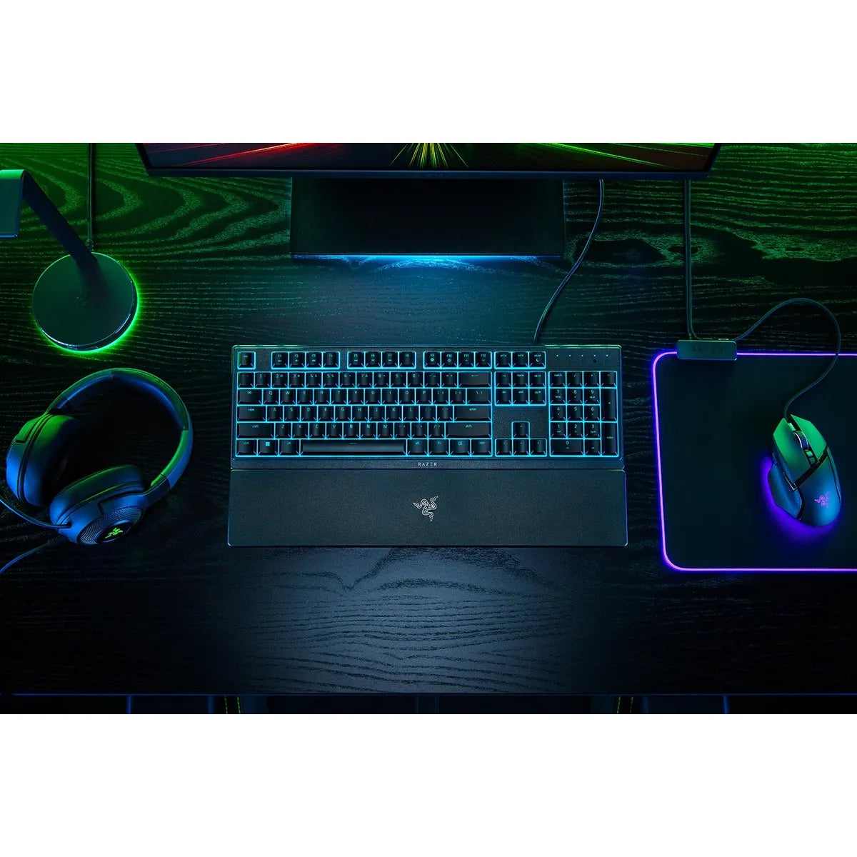 Razer Ornata V3 X, Full-size (100%), USB, Membrane, QWERTY, RGB LED, Black