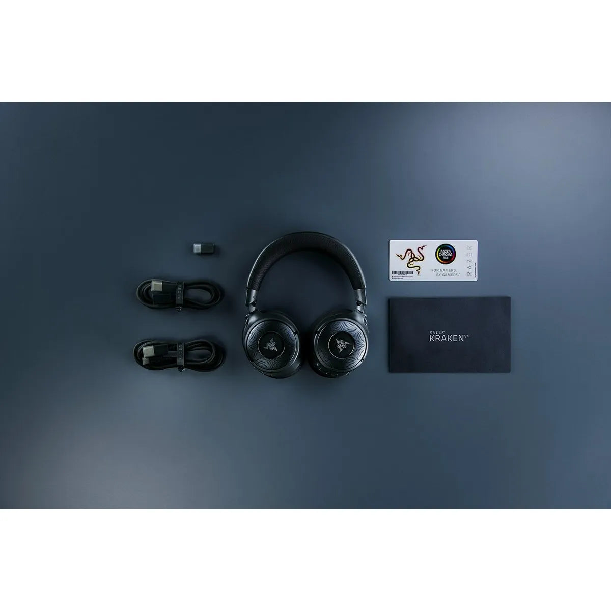 Razer Kraken V4 Wireless Gaming Headset, 12 - 28000 Hz, Black