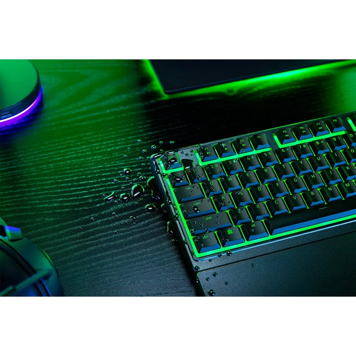 Razer Ornata V3 X, Full-size (100%), USB, Membrane, QWERTY, RGB LED, Black