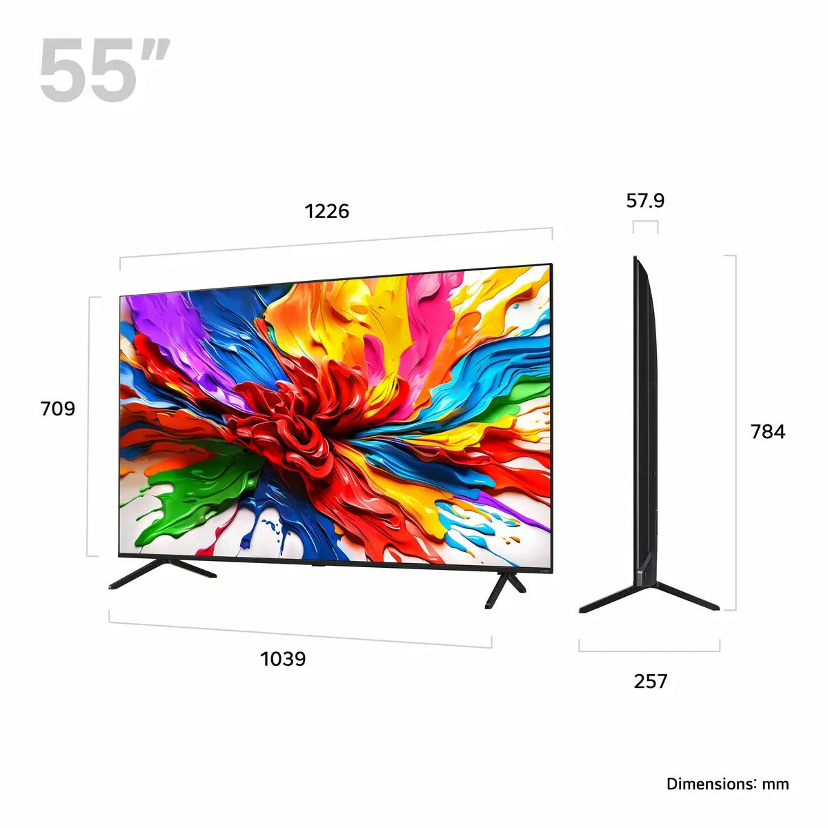 LG 55QNED92A6A 55 Inch QNED 4K Ultra HD Smart TV 5-Year Warranty