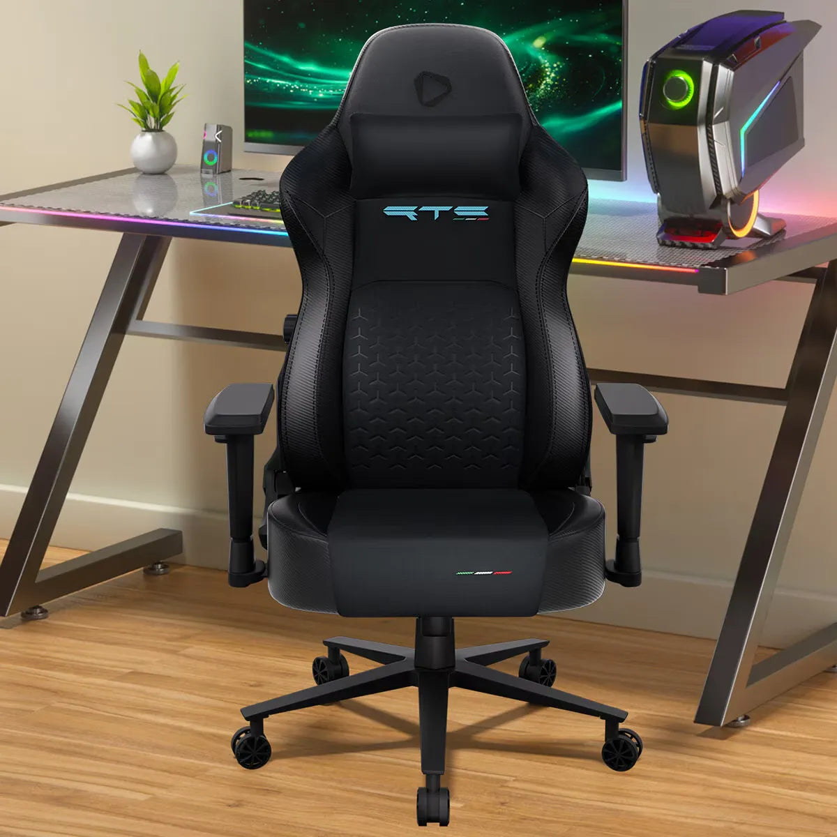 ONEX RTC ErgoGlide Alcantara Gaming Chair Black