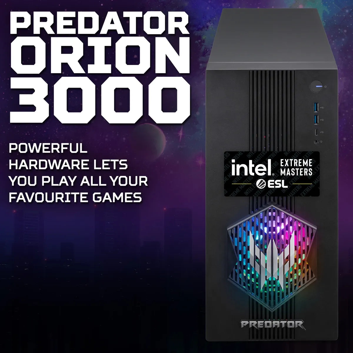 Acer Predator PO3-665 Gaming PC Intel Core i5-14400F 16GB 512GB NVIDIA RTX 5060