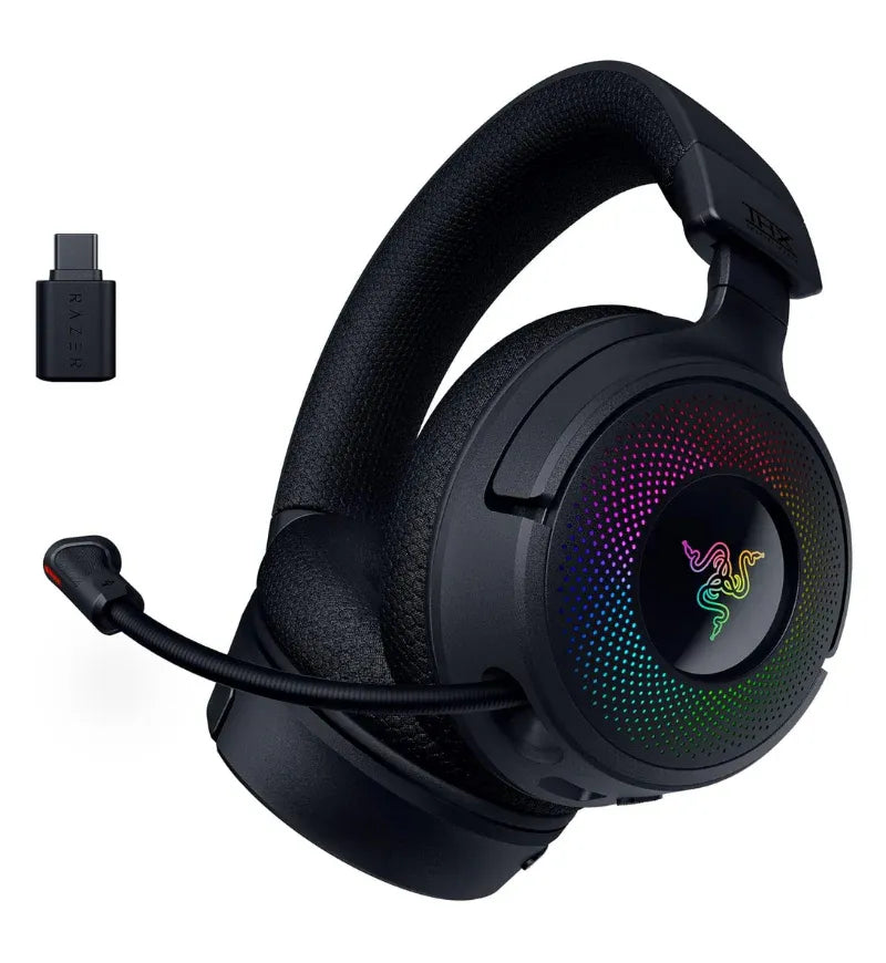 Razer Kraken V4 Wireless Gaming Headset, 12 - 28000 Hz, Black