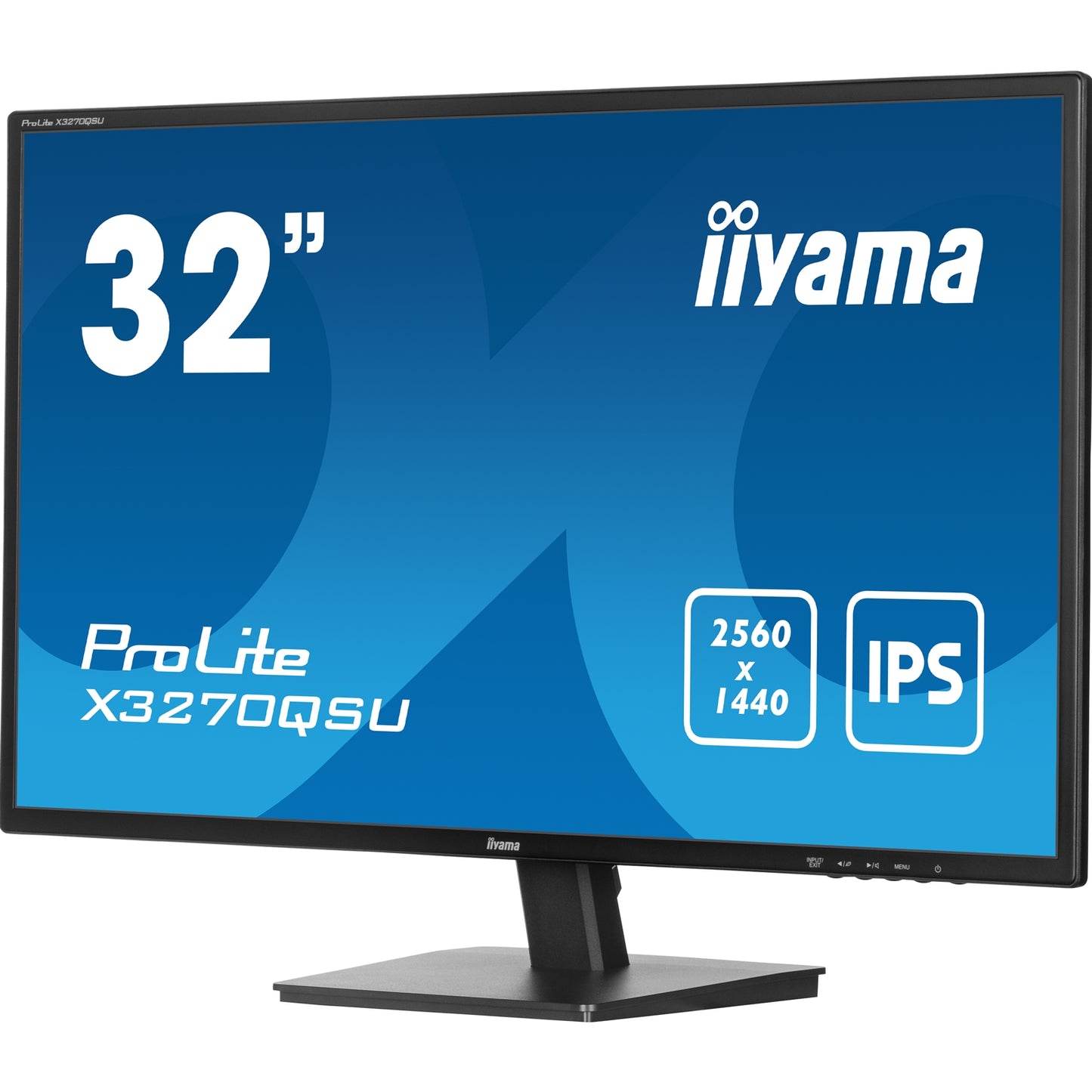 iiyama ProLite 32 Inch Monitor, 100Hz, 3ms, FreeSync, Speakers, X3270QSU-B1